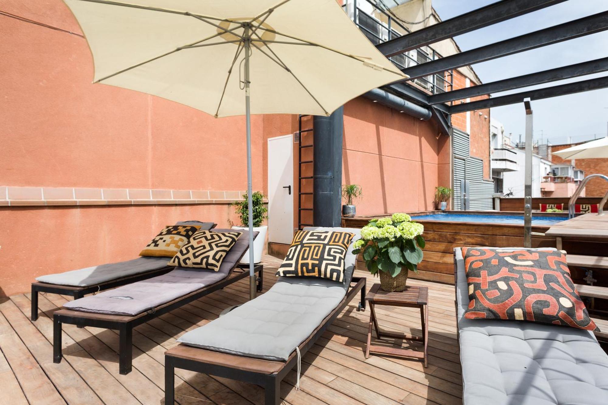 Apartment Barcelona Rentals - Pool Terrace In City Center Pokój zdjęcie